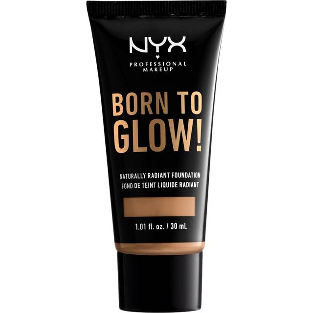 NYX PROFESSIONAL MAKEUP, foundation, Born To Glow Naturally Radiant Foundation, nyans: Classic Tan, 30 ml