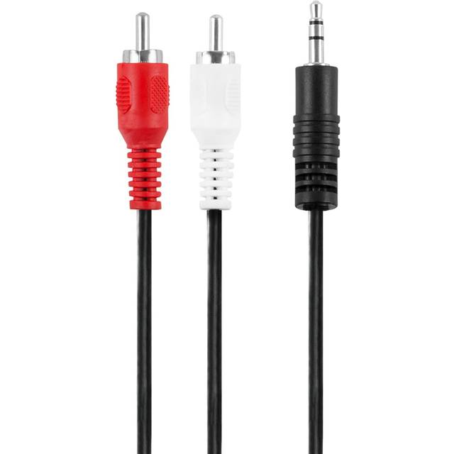 3,5mm TRS hane - 2 RCA hane 1,5 meter