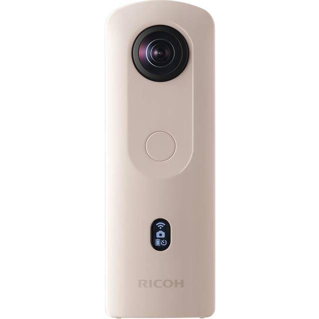 Ricoh Theta SC2 360-Degree 4K Spherical VR Camera with Flexible 10-Inch Spider Tripod in White