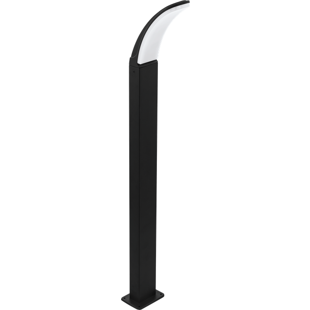 Fiumicino - led Outdoor Tall Bollard Light Black IP44 - Eglo