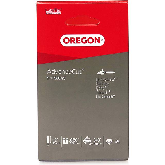 Oregon 91PX045E AdvanceCutâ¢ Saw Chain to fit 12-Inch (30cm) Greenworks, Draper, Husqvarna, Hyundai, McCulloch and Efco Chainsaws, 45 Drive Links