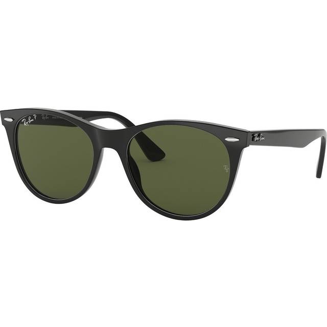 Ray - Ban Unisex RB2185 WAYFARER II 901/58 Solglasögon Plast Svart Pantor Polariserad