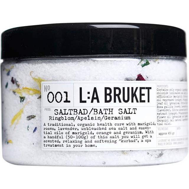 L:A Bruket - No. 001 - Sea Salt Bath - Scrub - No. 001 - Marigold/Orange/Geranium - 450 g - 450 g