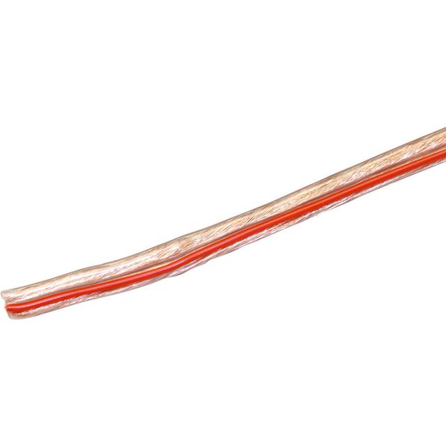 Hama Högtalarkabel 2 x 1.5mm² - 10m (transparent)