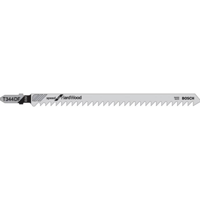 T344DF Pack of 5 Bimetal Jigsaw Blades for Hardwoods - Bosch