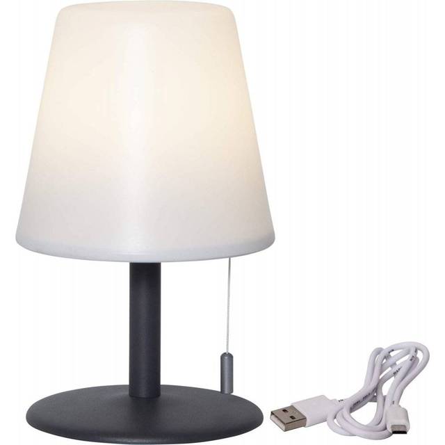 Star Trading Kreta bordslampa 26,5 cm Vit