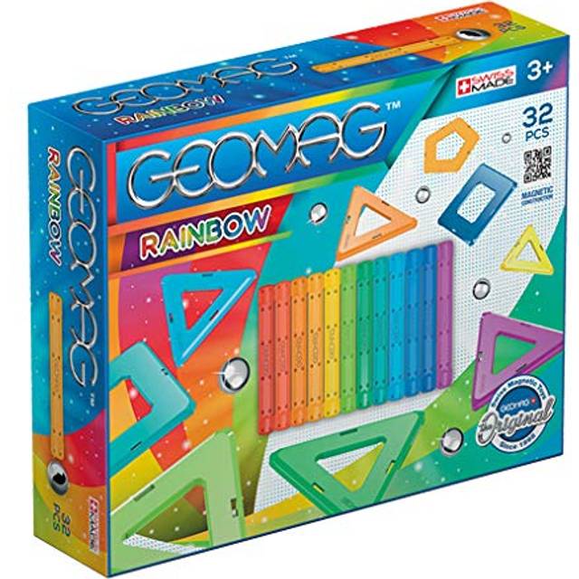 Geomag 370 Rainbow Rainbow-32 pcs, Warm and Cold Colours, 32 Pieces