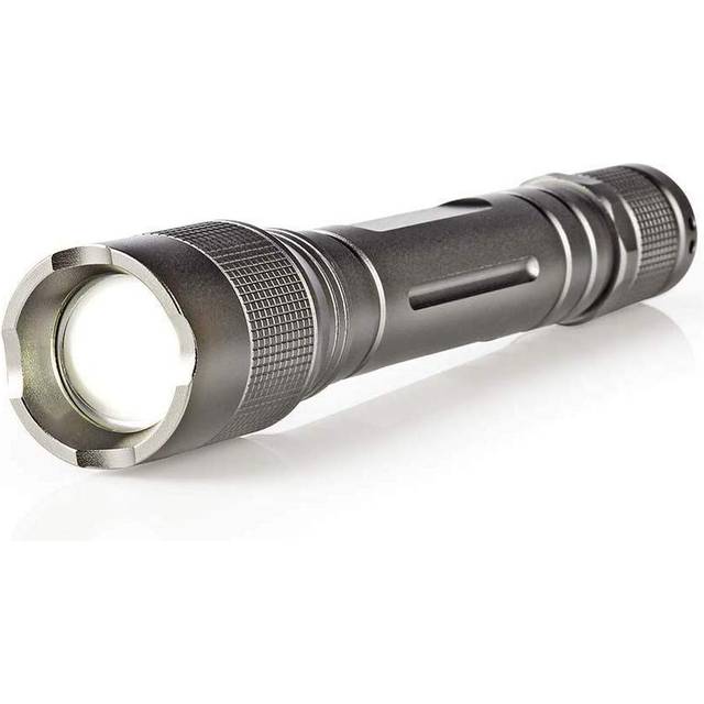 Nedis LED ficklampa | Batteridriven | 4,5 V | 3 W | 2x AA | batterier medföljer | Angivet ljusflöde: 150 lm | Belysningsräckvidd: 120 m | Strålvinkel: 46.1 ° | 10000 Switching Cykler