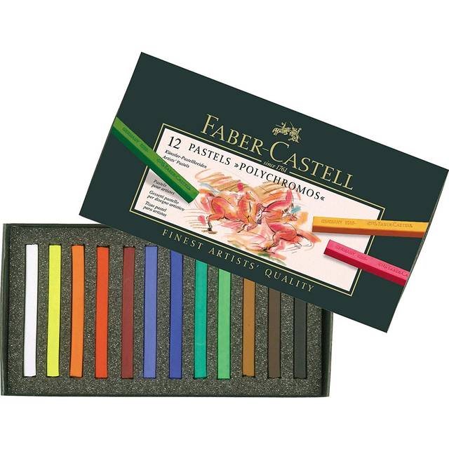 Pastel crayon Polychromos 12-set