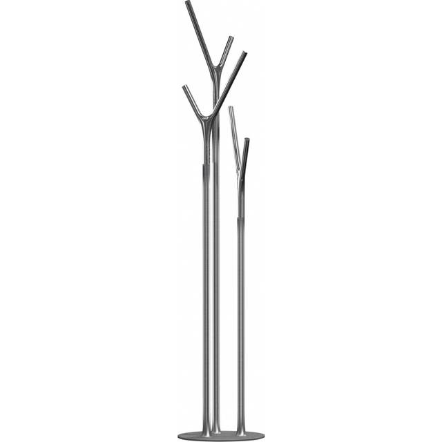 Klädhängare Wishbone, Färg Svart / Polerad stål