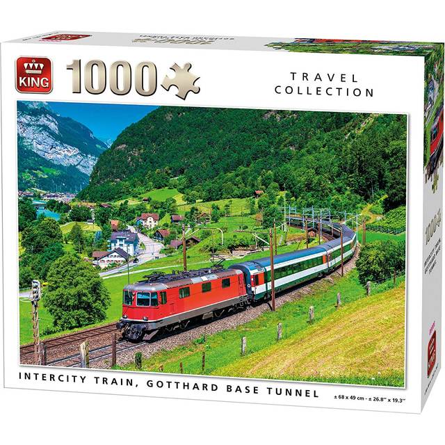 TRAVEL COLLECTION 1000 PCS TRAIN TUNNEL PUZZLE