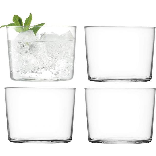Gio Tumbler 220 ml Clear | Set of 4 | Dishwasher Safe | GI13