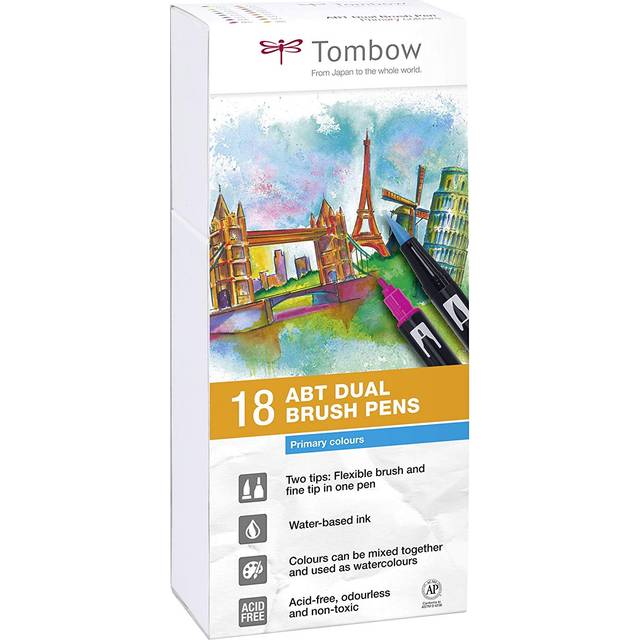 Tombow ABT-18P-1 felt pen Multicolour 18 pc(s)