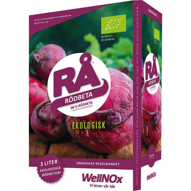 RÅ Rödbetsjuice Bag in Box, 3000 ml