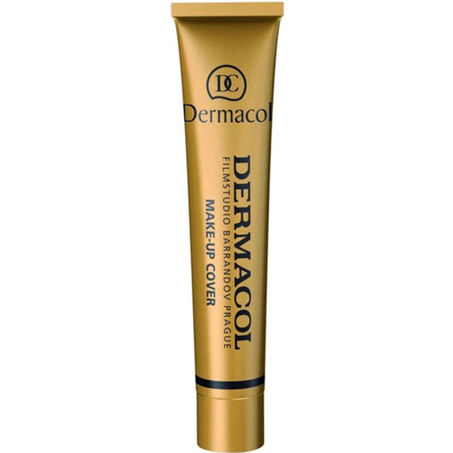 Dermacol DC Full Coverage Foundation | Long Lasting Waterproof Makeup Cover Cream SPF30 | Hypoallergenic & Light Weight Liquid | Tattoo, Acne, Spots, Under-eye Skin Cover-up | 30g (223)