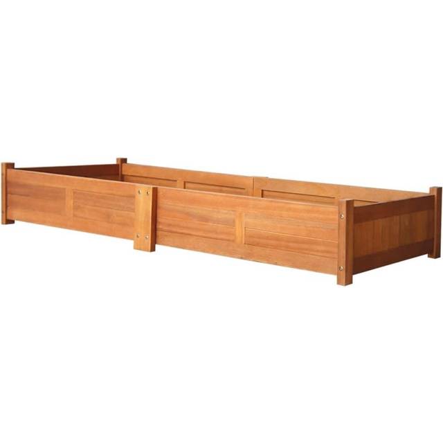 Garden Raised Bed Acacia Wood 200x50x25 cm Vidaxl