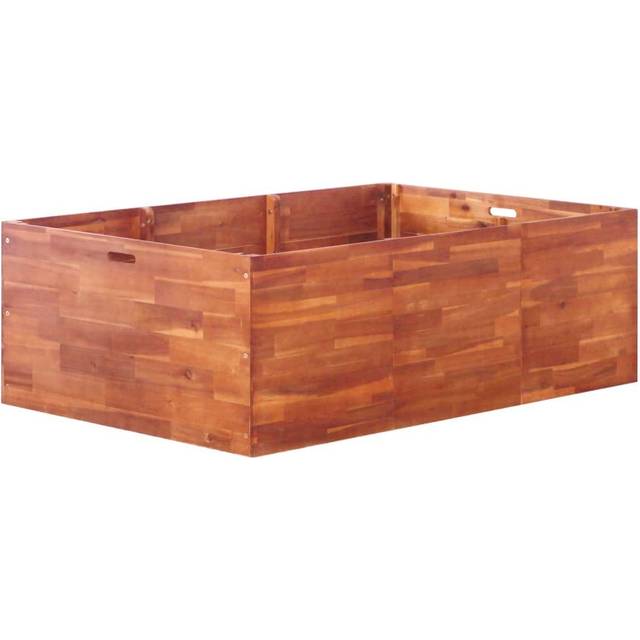 vidaXL Garden Raised Bed Acacia Wood 150x100x50 cm - Brown