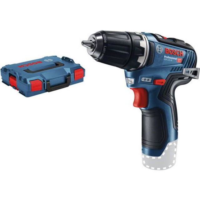 Bosch 12V Brushless Drill Driver GSR 12V-35 Supplied in Robust L-BOXX Case Body Only in Blue