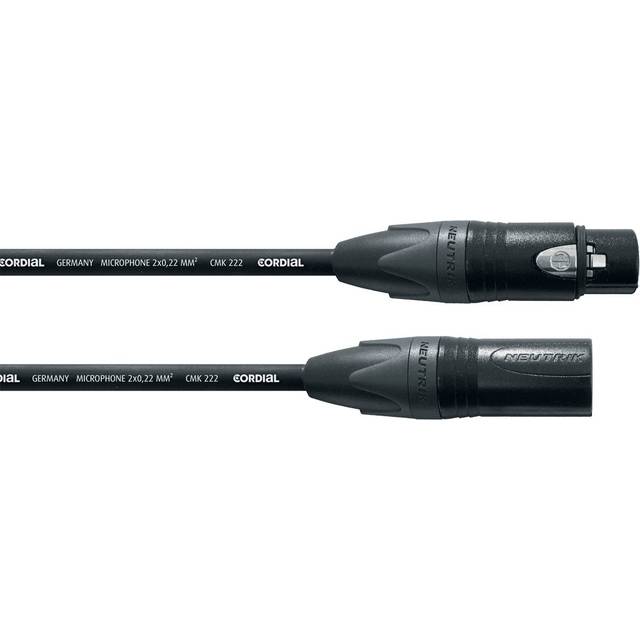 Cordial CPM 15 FM Mikrofonkabel Neutrik XLR male/female, 15 Meter schwarz
