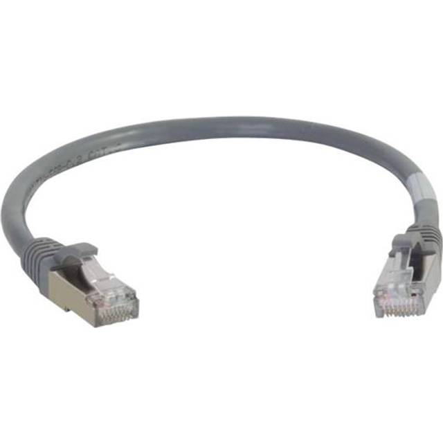 C2G C2g Cat6a Booted Shielded (Stp) Network Patch Cable - Patch Cable - Rj-45 (M - Grey