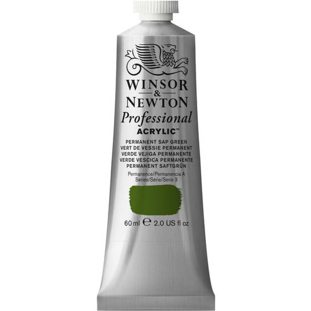 Winsor and Newton 60ml Professional Acrylic Paint - Permanent Sap Green - Winsor & Newton