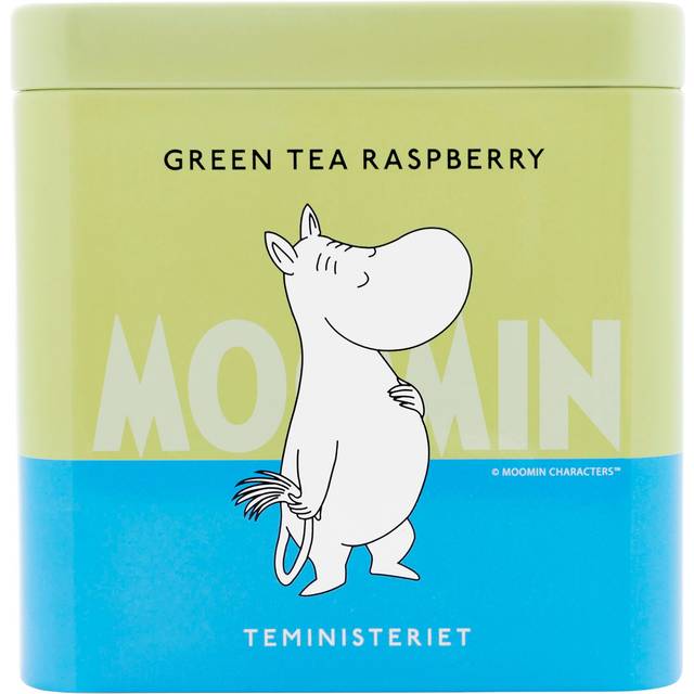 Moomin Green Tea Raspberry Tin 100 gram