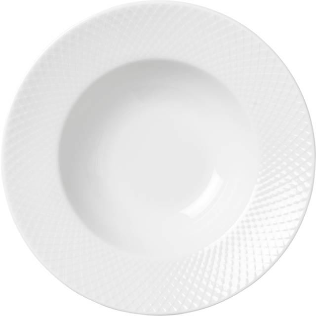 Lyngby Rhombe Dyb tallerken 24.5cm