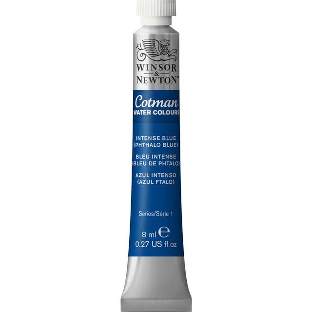 Winsor & Newton Cotman Watercolour Tube 8ml Intense Blue (Phthalo Blue)