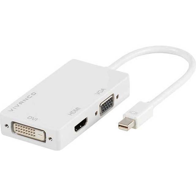 Vivanco vit mini display port för HDMI, DVI, VGA och universella adaptrar