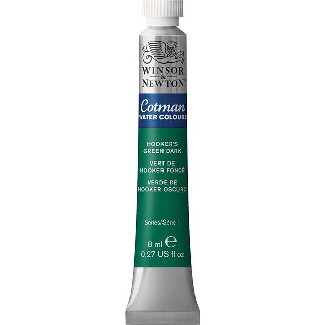 Winsor & Newton Cotman Watercolour Tube 8ml Hookers Green Dark