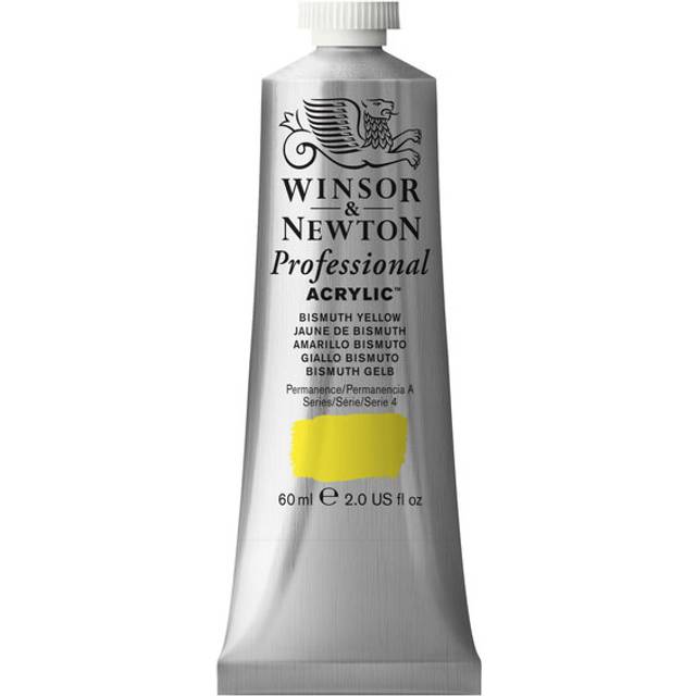 Winsor & Newton Artists Acrylic Paint 60ml Bismuth Yellow Series 4