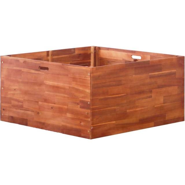 vidaXL Garden Raised Bed Acacia Wood 100x100x50 cm - Brown