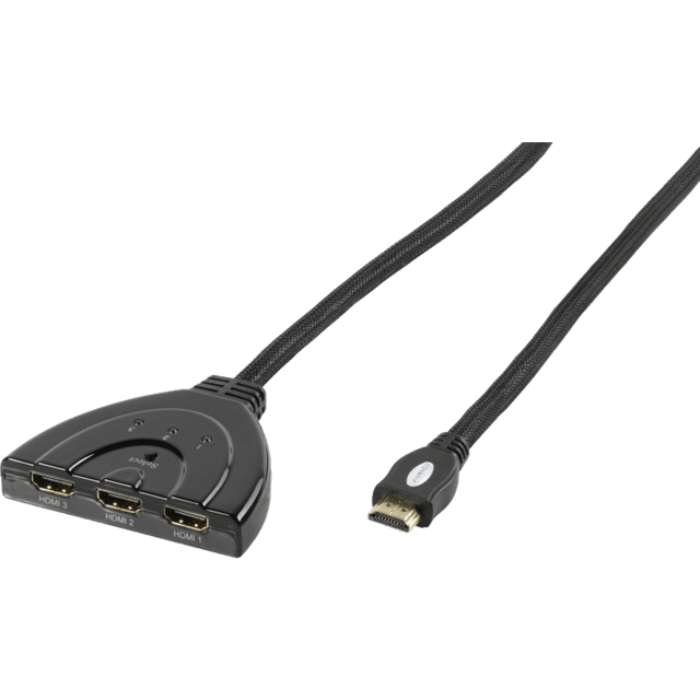 Vivanco Automatic 3-Way HDMI Switcher