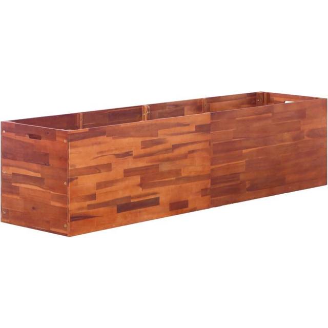 vidaXL Garden Raised Bed Acacia Wood 200x50x50 cm - Brown
