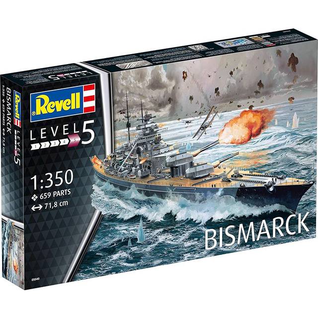 Rv05040 - Revell 1:350 - Battleship Bismarck