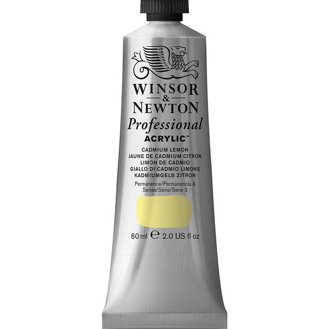 Winsor & Newton Artists Acrylic Paint 60ml Cadmium Lemon Series 3 - Yellow
