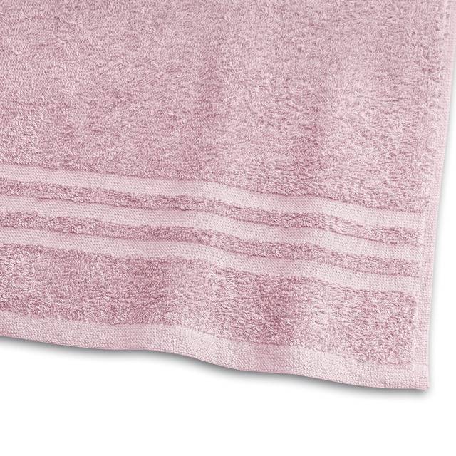 Handduk Basic Frotté Rosa 65x130