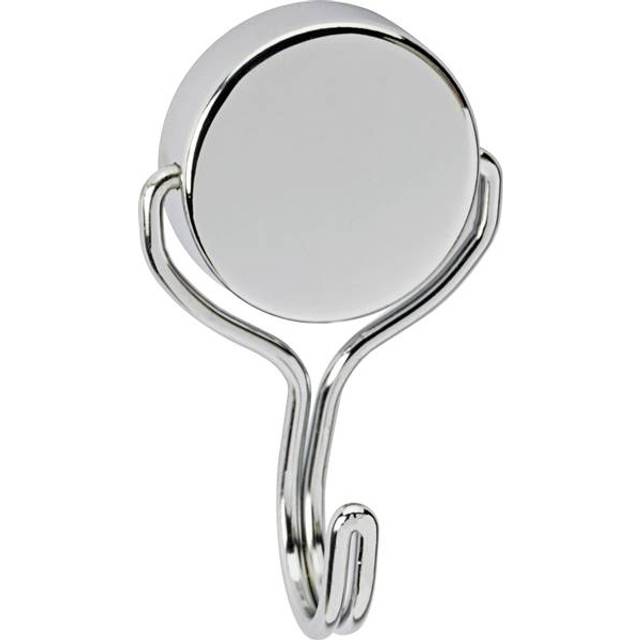 Maul Neodymmagnet Med Karusellkrok, Rund, Vridbar, Stål, 30 Kg Vidhäftningskraft, 38, 5 mm, Ljussilver, 6155696, Silver