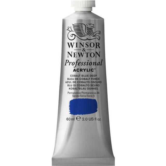Winsor & Newton Artists Acrylic Paint 60ml Cobalt Blue Deep Series 5