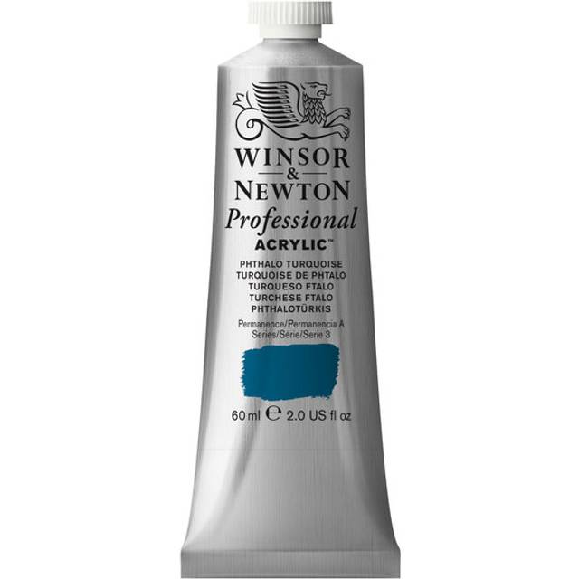 Winsor and Newton 60ml Professional Acrylic Paint - Phthalo Turquoise - Winsor & Newton