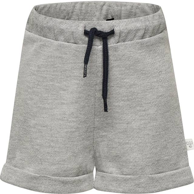 Hummel Sweatshorts - HMLDemi - Gråmelerad m. Glitter - Hummel - 74 - Shorts