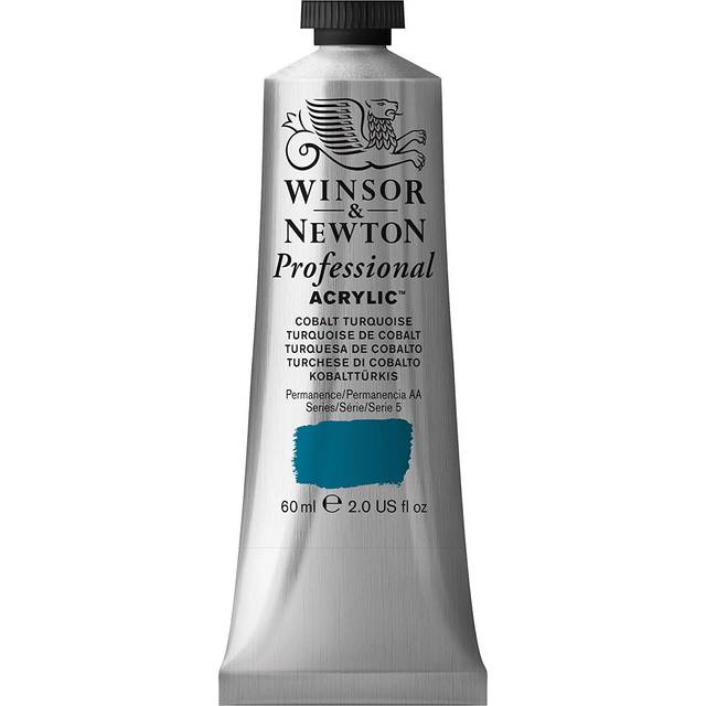Winsor and Newton 60ml Professional Acrylic Paint - Cobalt Turquoise - Winsor & Newton