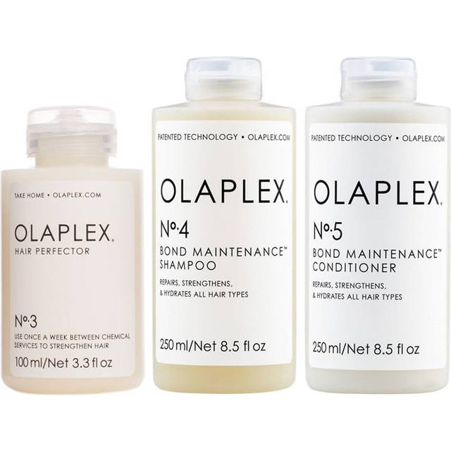 Olaplex Trio Treatment Hair Perfector 100 ml, Shampoo No4 250 ml, Conditioner No5 250 ml - 600 ml