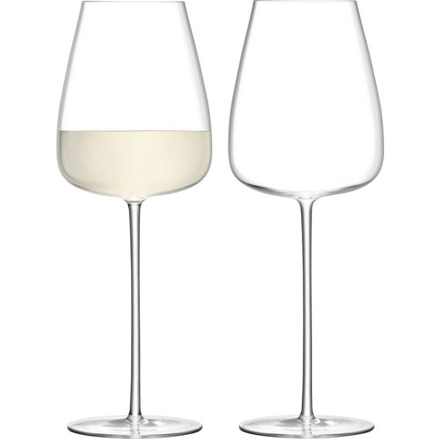 Lsa White Wine Goblets Set of Two 690ml - CLEAR
