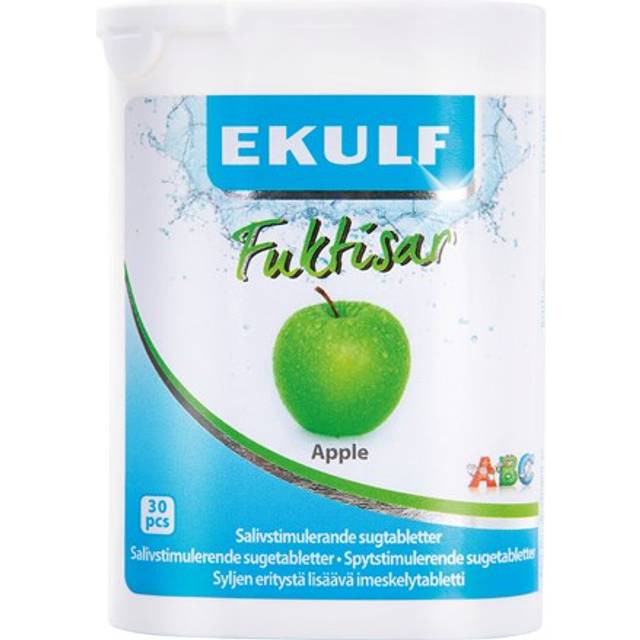 Ekulf Fuktisar Äpple Sugtablett 30st