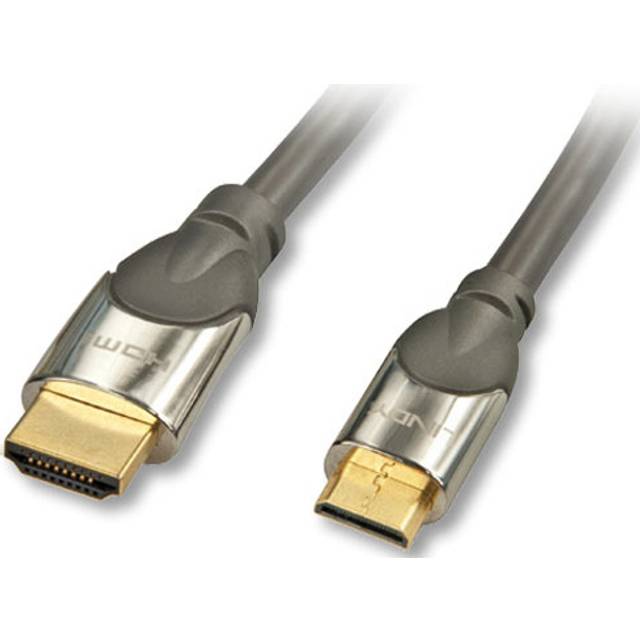 LINDY 0.5 CROMO High Speed HDMI to Mini HDMI Cable with Ethernet