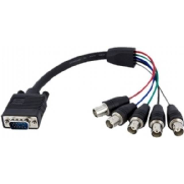 StarTech VGABNCMF1 1 ft Coax HD15 VGA to 5 BNC RGBHV Monitor Cable - StarTech.com