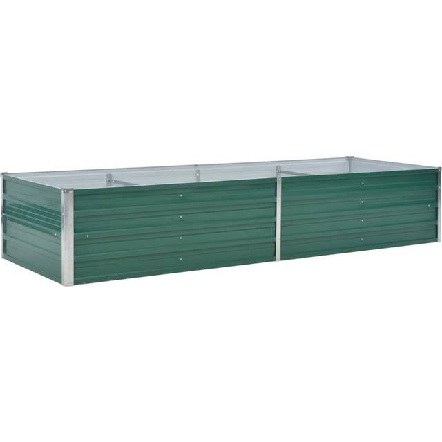 vidaXL Garden Raised Bed Anthracite 240x80x45 cm Galvanised Steel