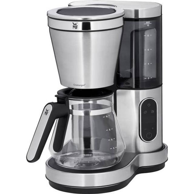 WMF 0412320011 Lumero Filter Kaffebryggare Glas 1,0l 10 Koppar Avtagbar Vattentank LED Belysning Touch Funktion Automatisk Avstängning 1000 W