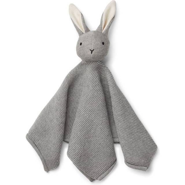 Liewood snuttefilt stickad Milo, rabbit tuscany rose